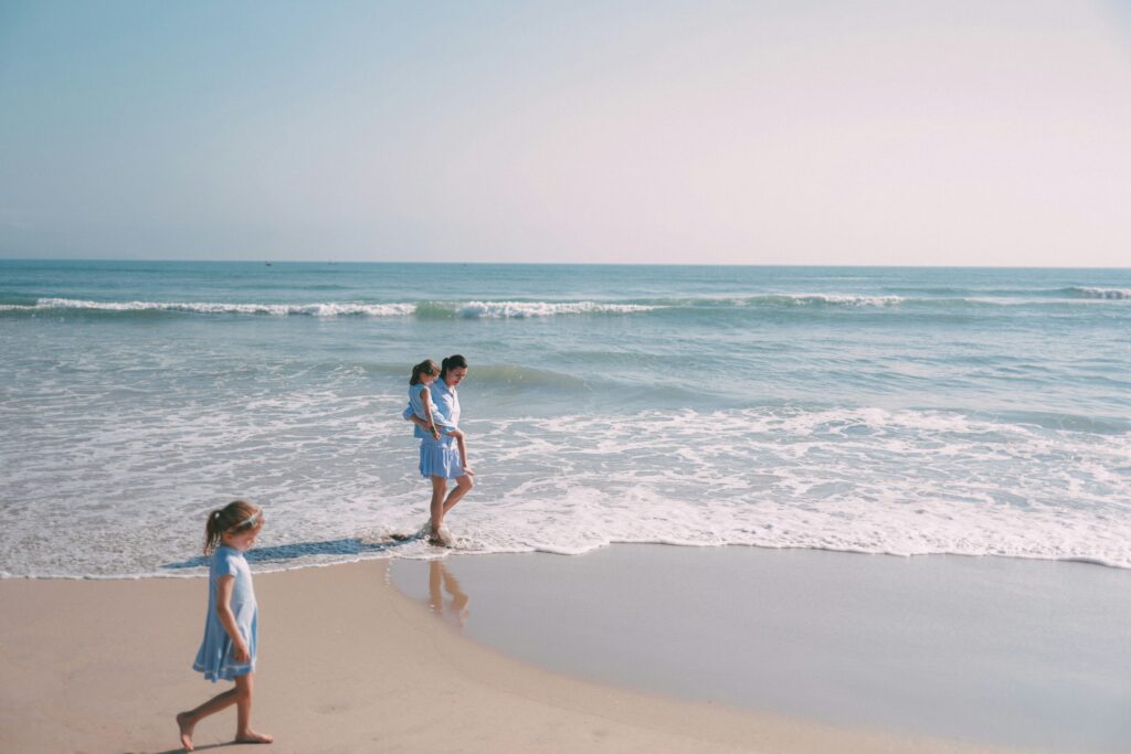 穏やかな日常　親子　